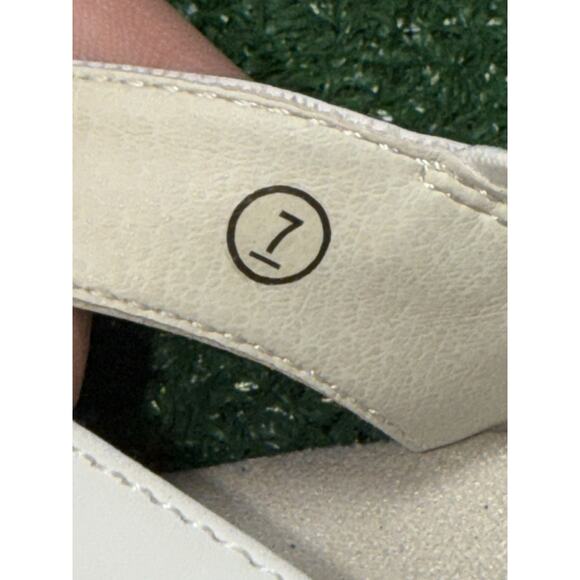 Skechers Womens Reggae Slim Stretch White Sunnyside Slingback Sandals Size 7 - Picture 9 of 9